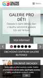 Mobile Screenshot of galerie-butovice.cz