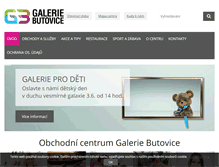 Tablet Screenshot of galerie-butovice.cz